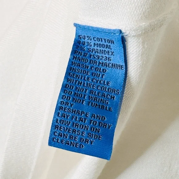 J. McLaughlin Jamey Egret White Crewneck Knit Sweater Shirt Top - Picture 12 of 15